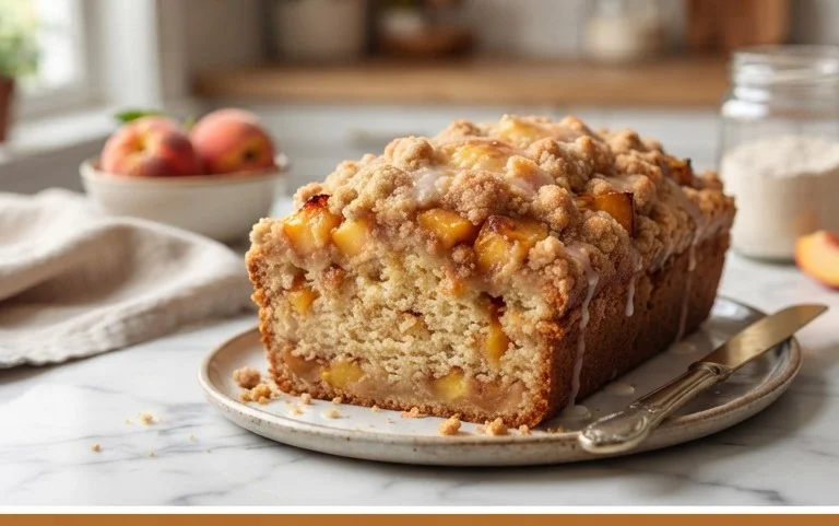 Peach Cobbler Pound Cake