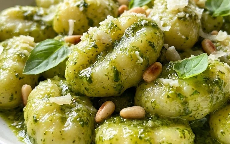 Creamy Pesto Gnocchi