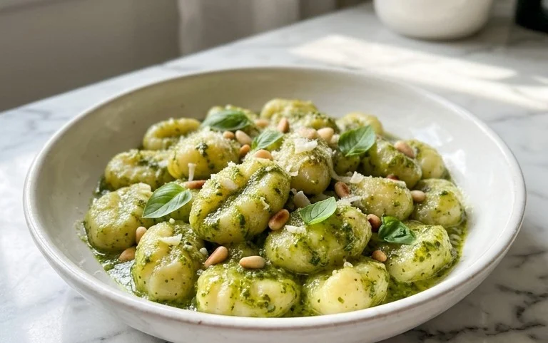 Creamy Pesto Gnocchi