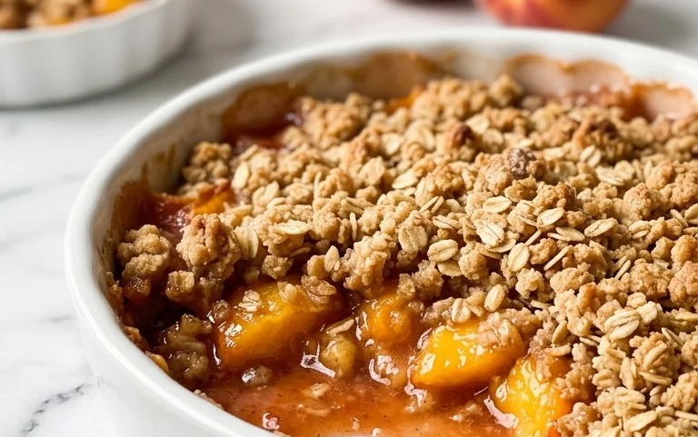 Fresh Peach Crisp Recipe