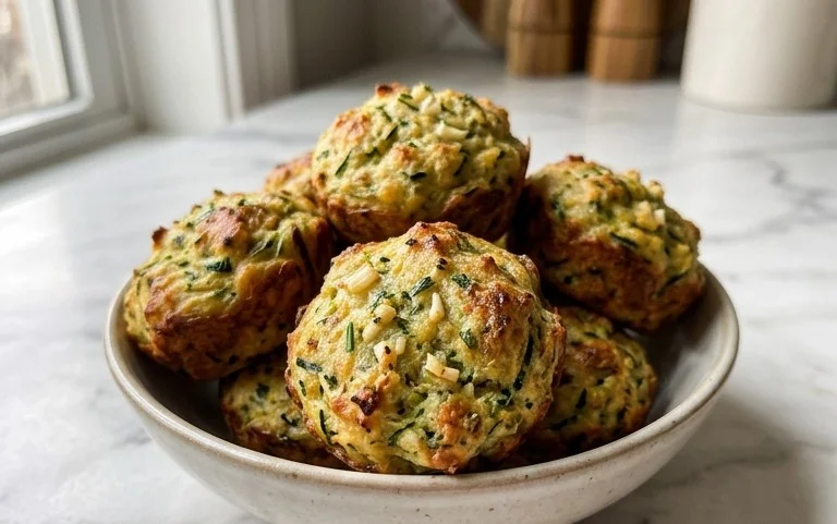 Zucchini Garlic Bites
