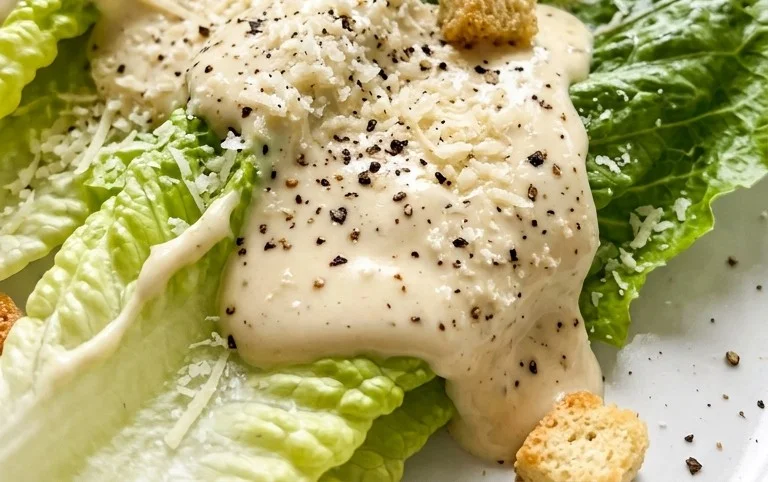 Caesar Salad Dressing (Classic, Creamy & 5 Minutes) 🥗