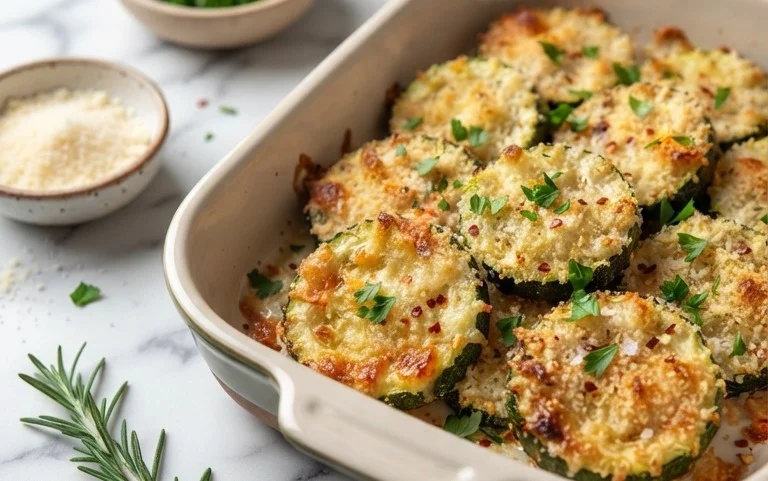 Baked Parmesan Zucchini