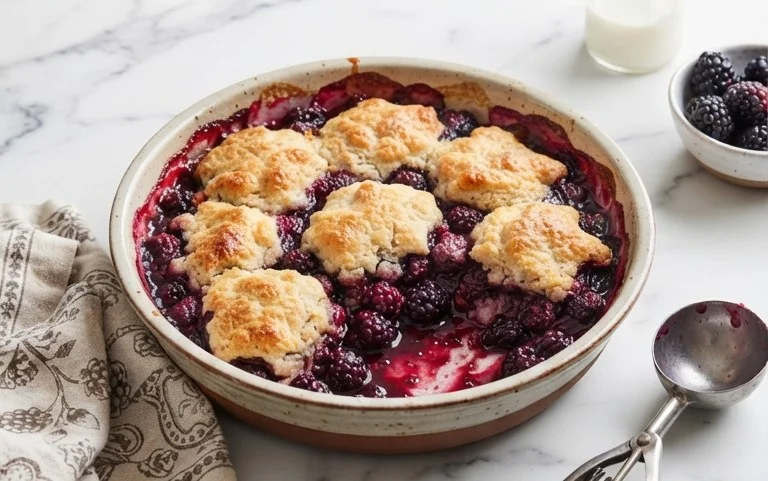 The Pioneer Women's Blackberry Cobbler