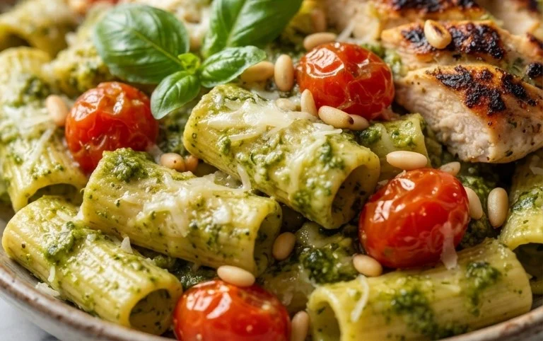 Creamy Chicken Pesto Pasta