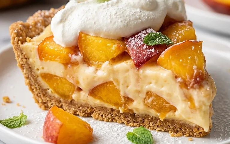 Peaches and Cream Pie