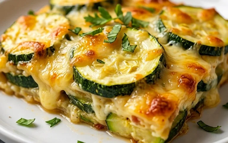Baked Zucchini and Cheese