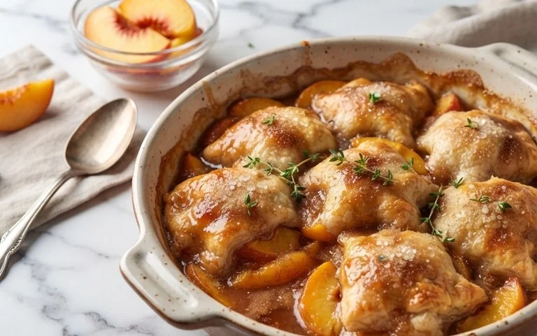 Peach Dumplings