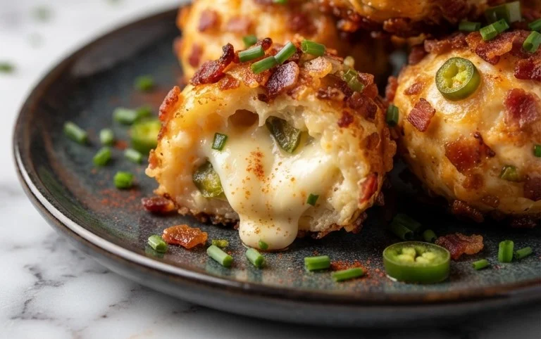 Beef Bacon Jalapeño Popper Cheese Balls