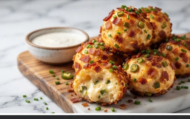 Beef Bacon Jalapeño Popper Cheese Balls