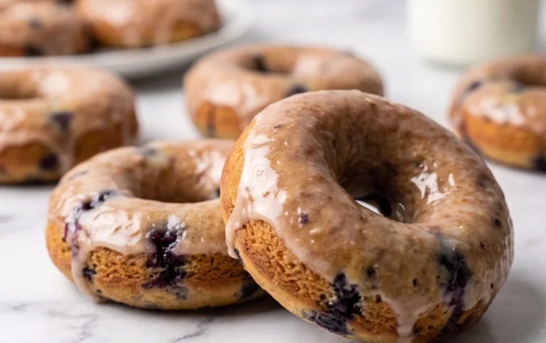 Blueberry Cake Donuts