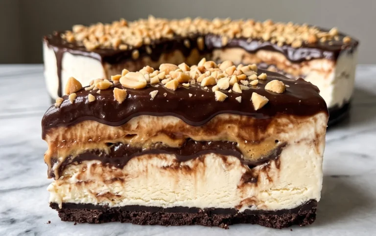 Buster Bar Ice Cream Cake