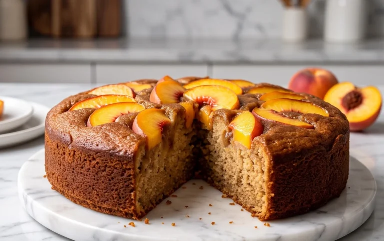 Brown Sugar Peach Cake
