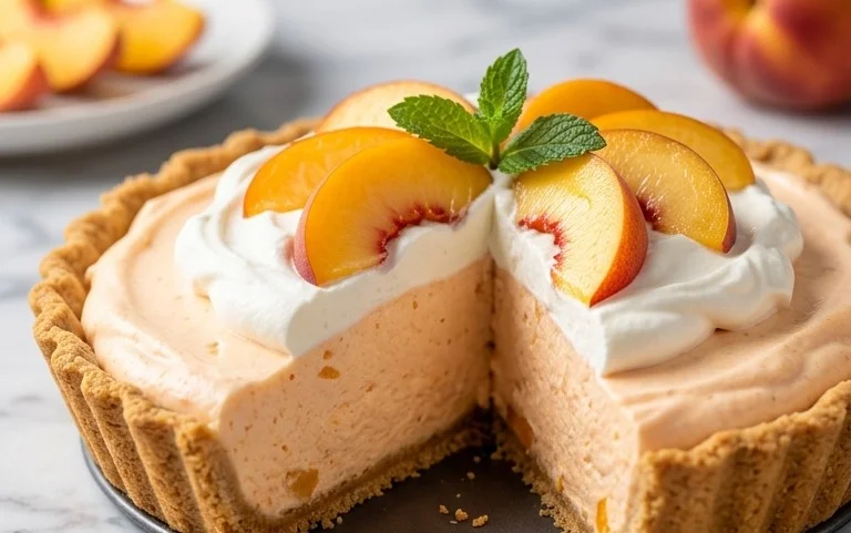 Peach Chiffon Pie