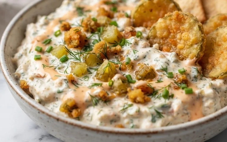 Easy Fried Pickle Dip (Dairy-Free Option)