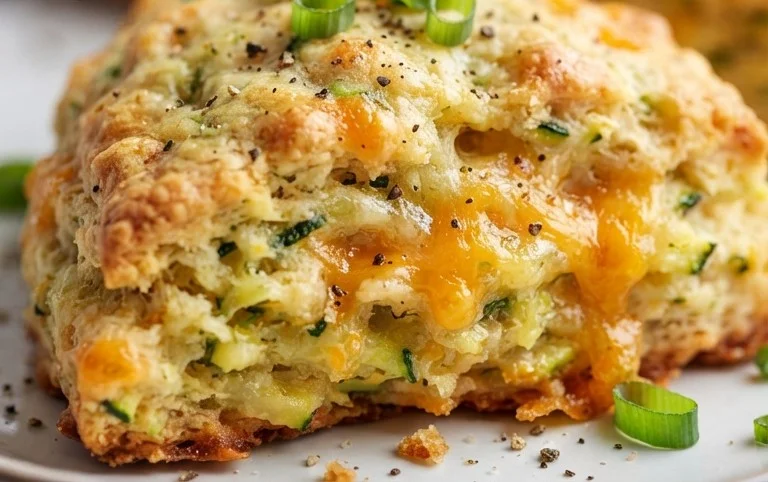 Zucchini Cheddar Scones
