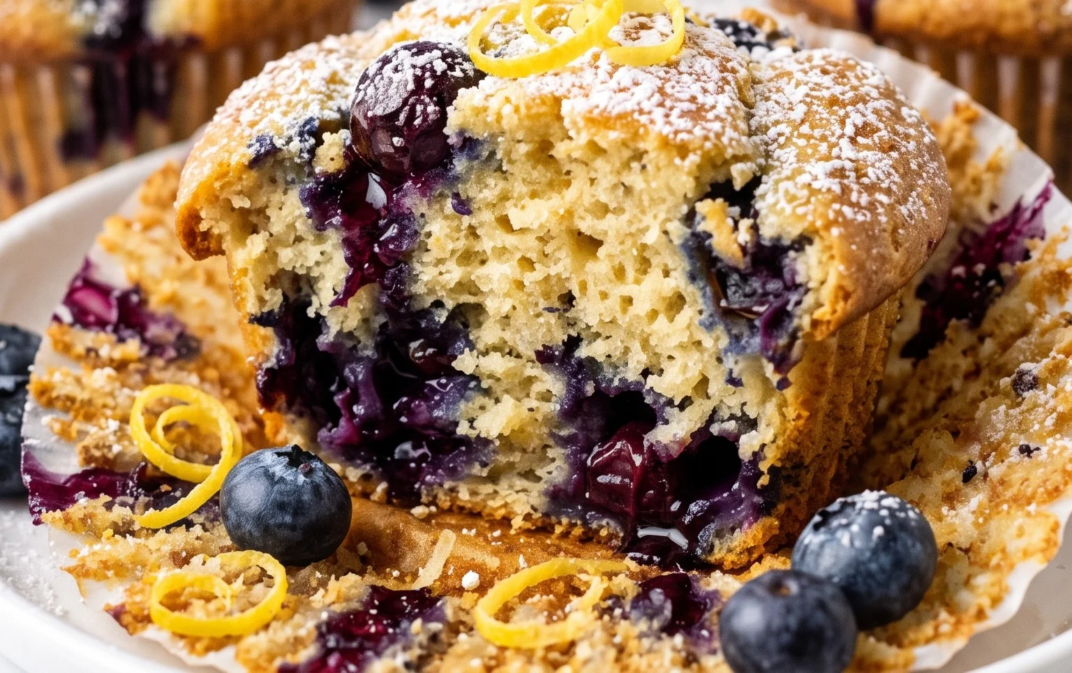 Homemade Blueberry Muffins