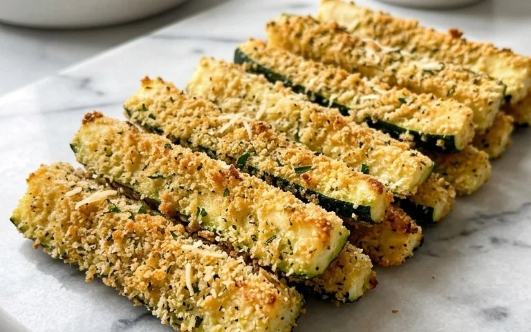 Baked Zucchini Sticks (Oven or Air Fryer)