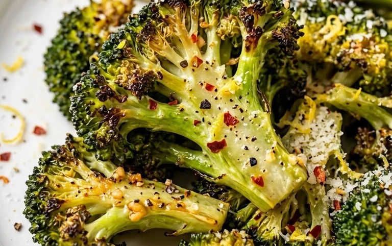 Oven Roasted Broccoli (Baked Broccoli)