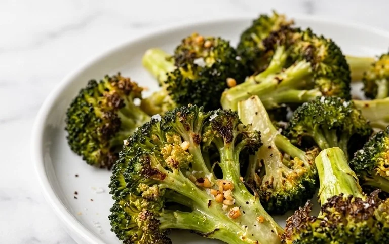 Oven Roasted Broccoli (Baked Broccoli)