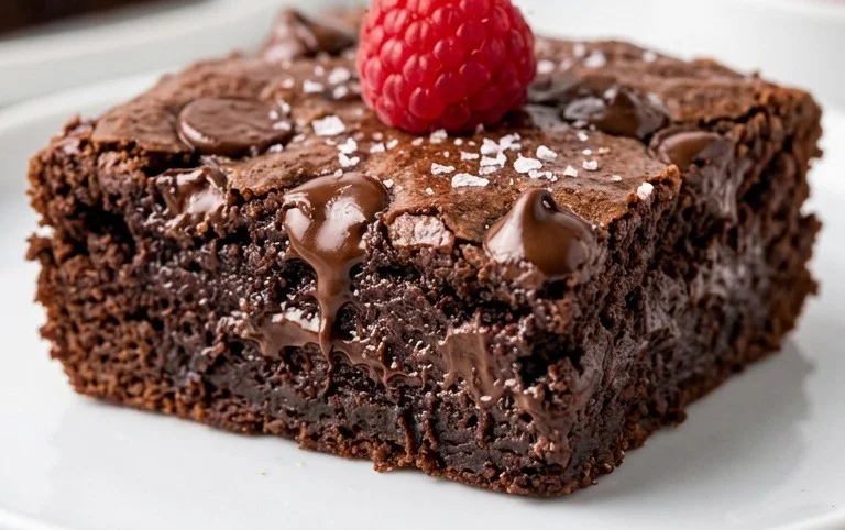 Fudgy Dark Chocolate Zucchini Brownies Recipe