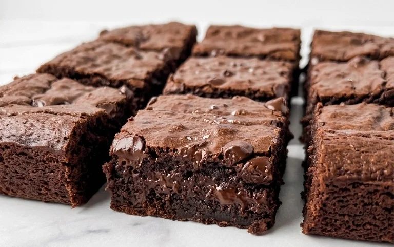 Fudgy Dark Chocolate Zucchini Brownies Recipe